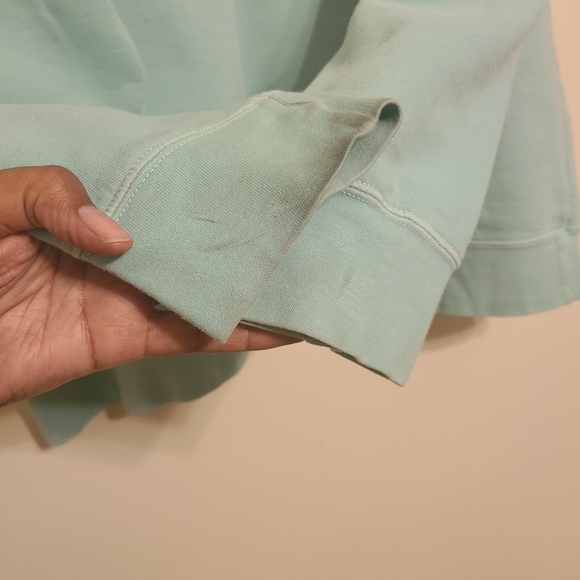 Avalon Apparel | Women's Light Green Crewneck Conway Sweatshirt (Size 2XL) - Picture 10 of 12